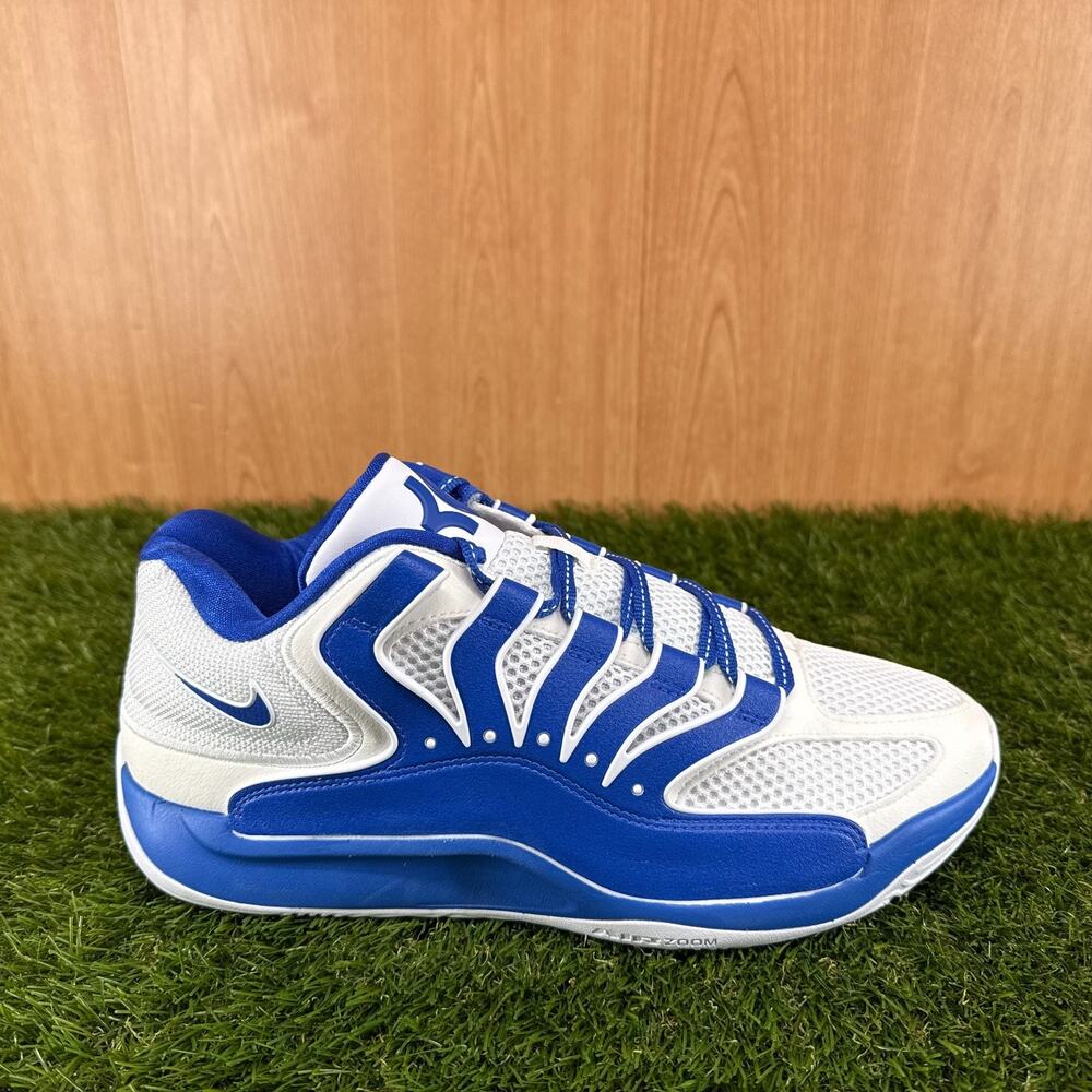 Nike KD 18 TB White Game Royal Basketball Shoes IH5096-104 Men's Size 10 - Picture 2 of 8